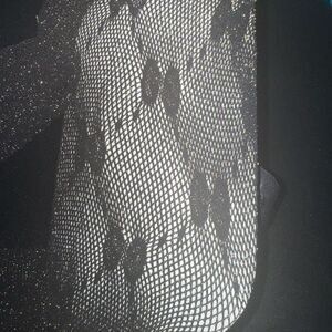 Brand new Gucci Black Lace glitter stocking / tights